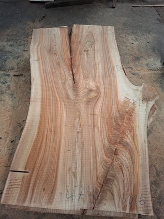 Brede boomstamplank tafelblad meer dan 100 cm breed