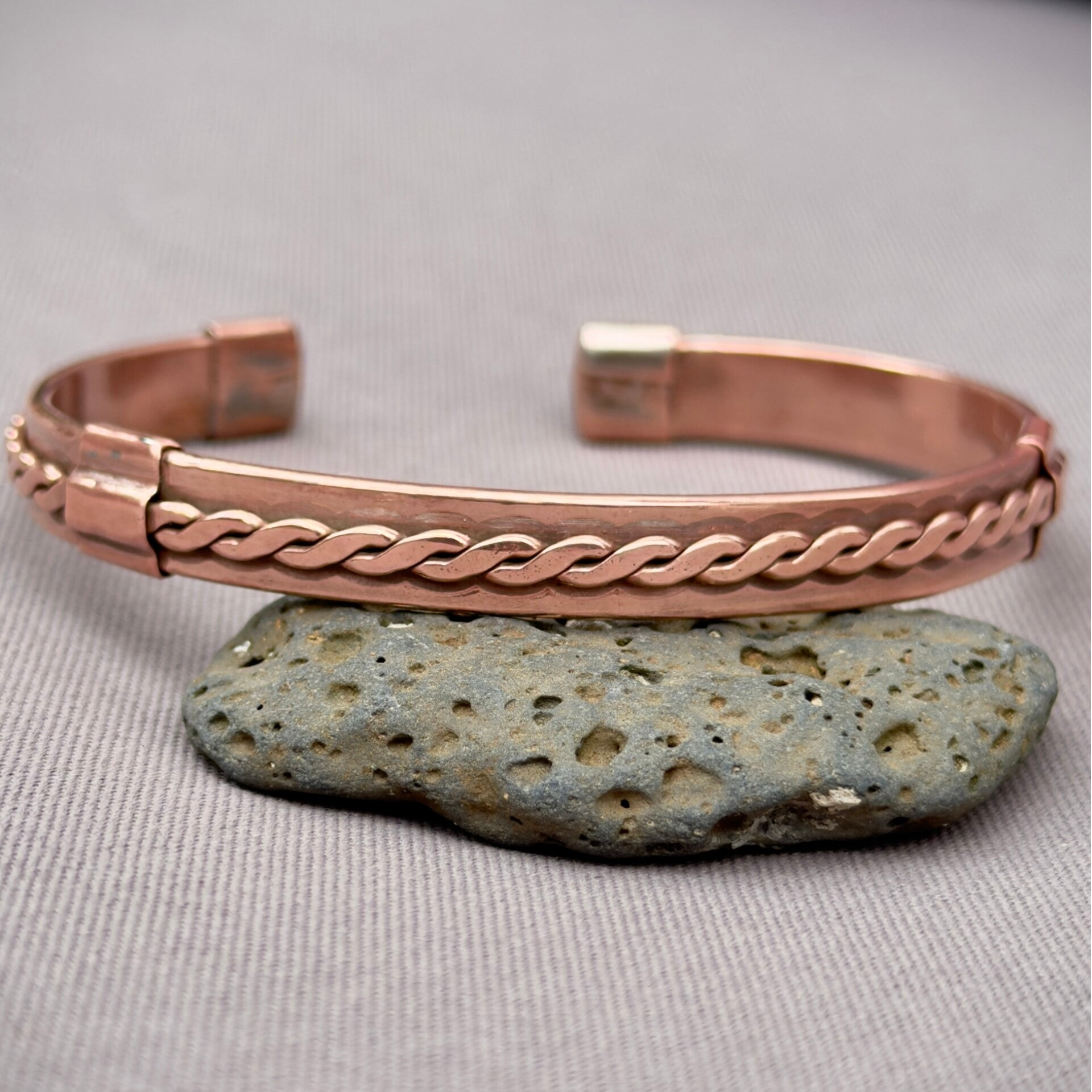 Copper Bracelet Tensor Braid (19 cm)