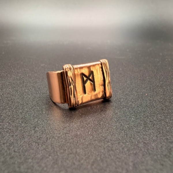 Mannaz Rune Ring ø 20mm