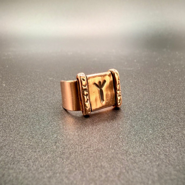 Algiz Rune Ring ø 21mm
