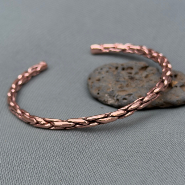 Copper Braid Bracelet (20 cm)