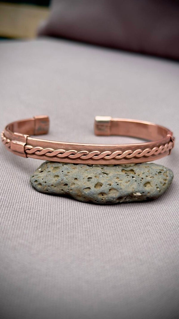 Copper Bracelet Tensor Braid (19 cm)
