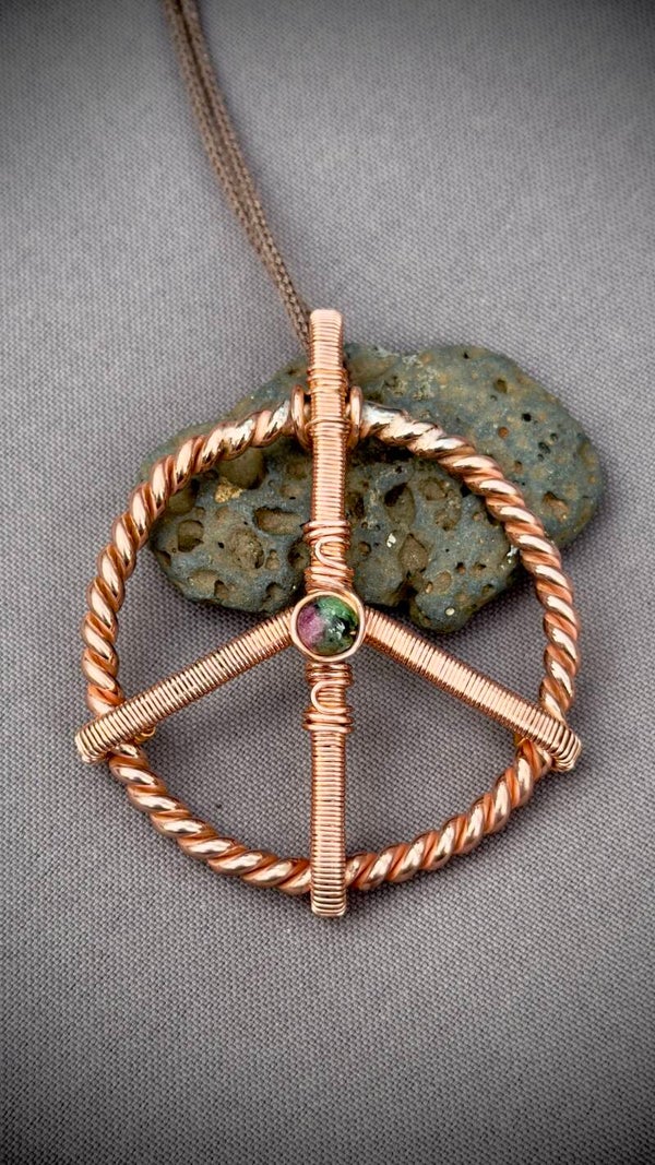 Peace & Love Tensor Pendant ca. 8 cm