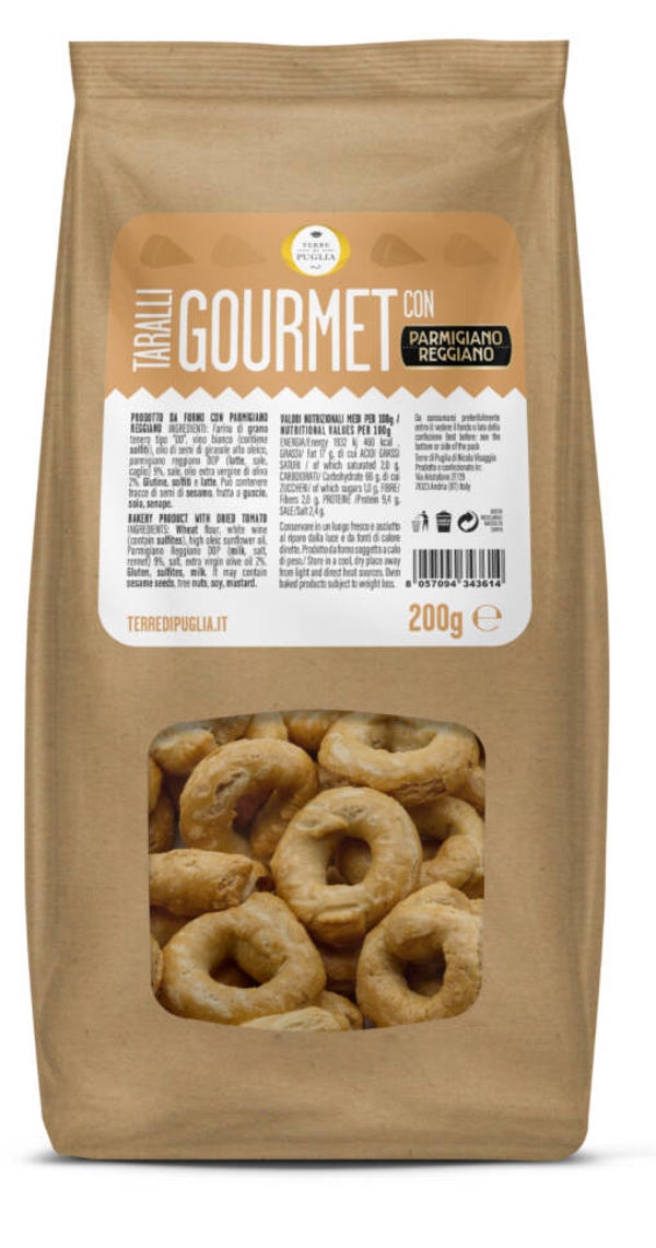 Taralli parmesan gourmet 200g