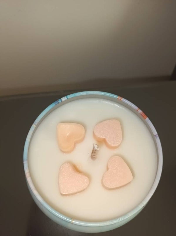 Bougie en Pot petit fondant Cœur