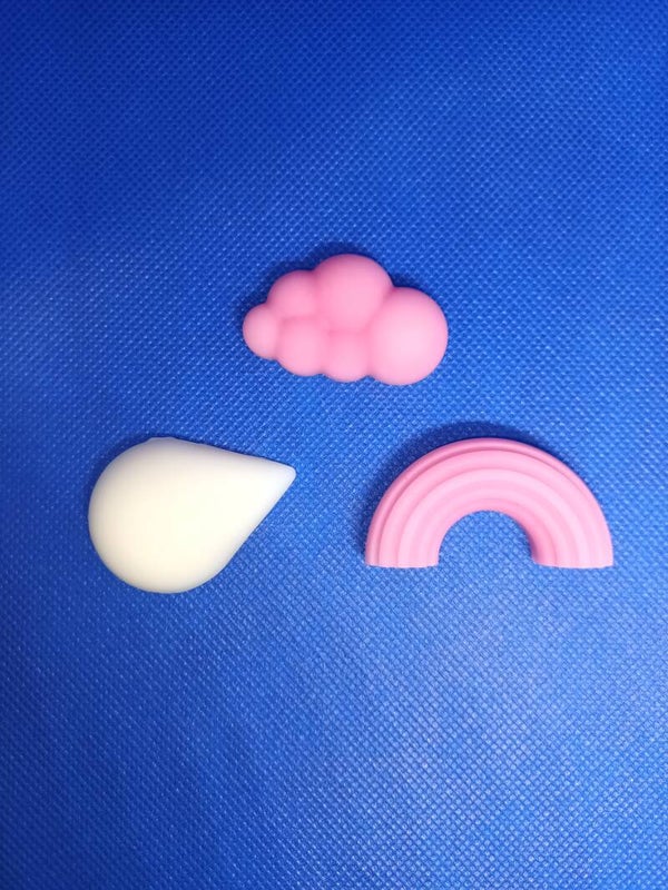 Fondant Pluie Nuage Arc-en-ciel