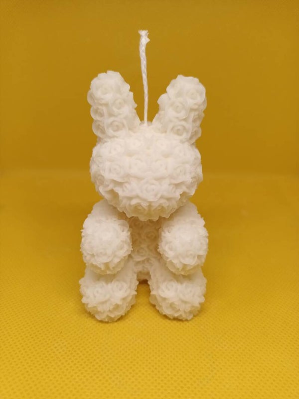Bougie Lapin de Roses