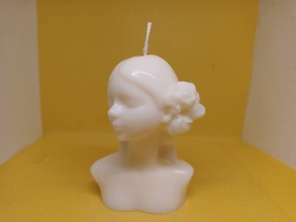 Bougie Dame Cheveux de Roses