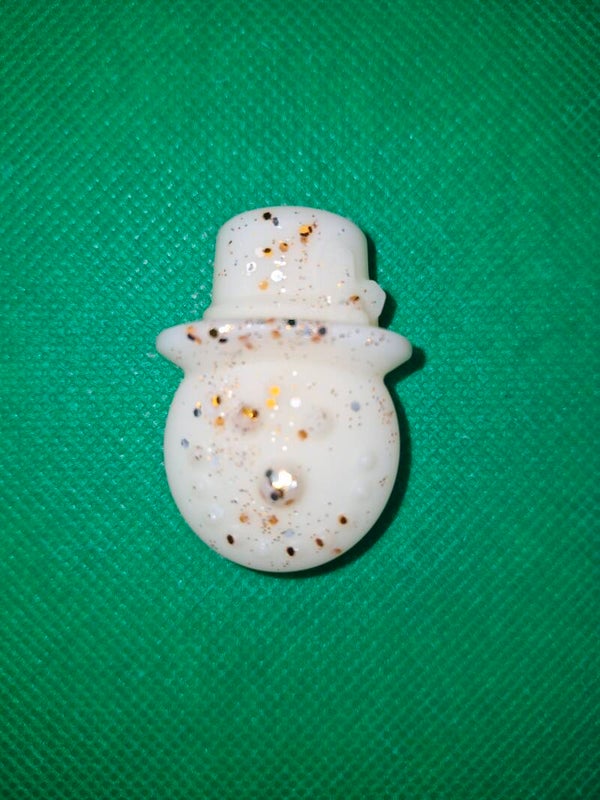 Fondant Tête bonhomme de neige ☃️