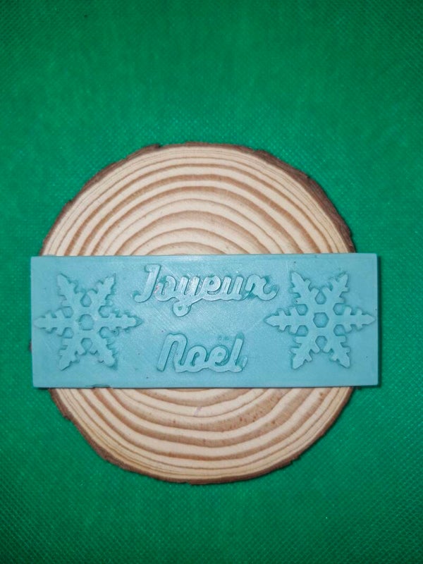 Fondant parfumé Tablette Joyeux Noël