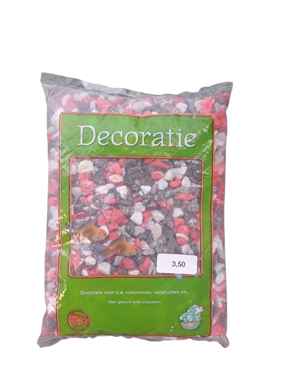 Boon Aquariumgrind - Spilt mix rood 1kg