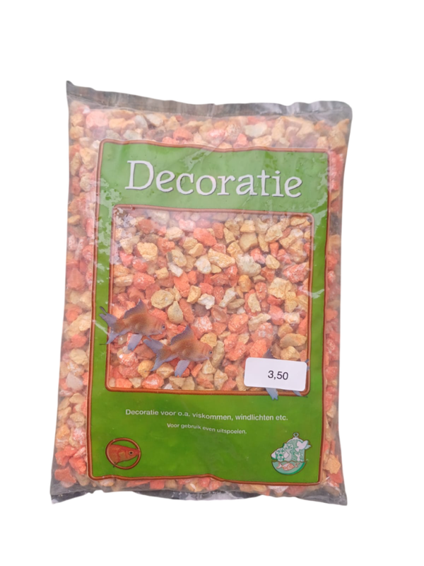 Boon Aquariumgrind - split gekleurd geel 1kg