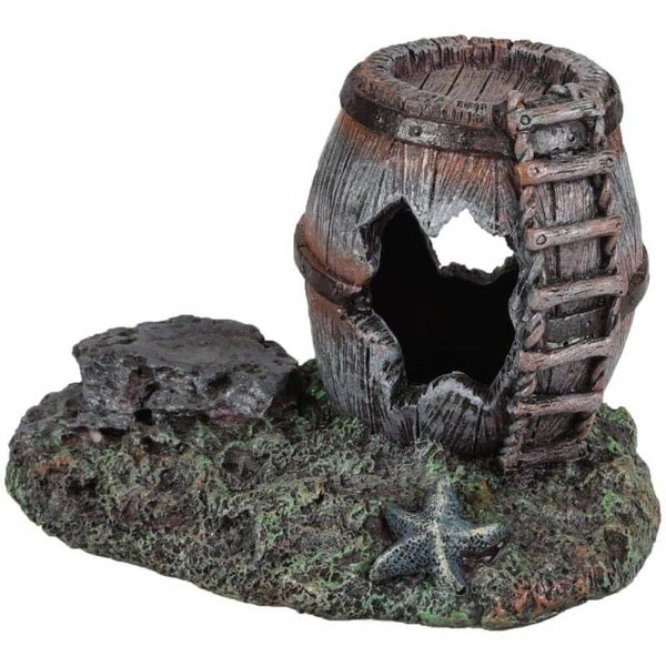 Decoratie – Verweerde Ton met Ladder