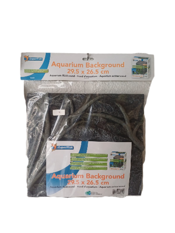 SuperFish Aquarium Background – Rock 3D Achterwand XS