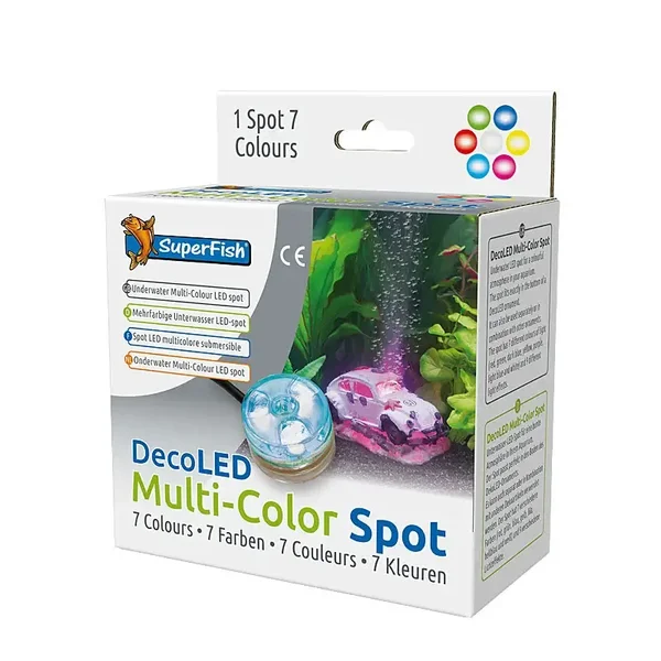 SuperFish DecoLED Multi-Color Spot