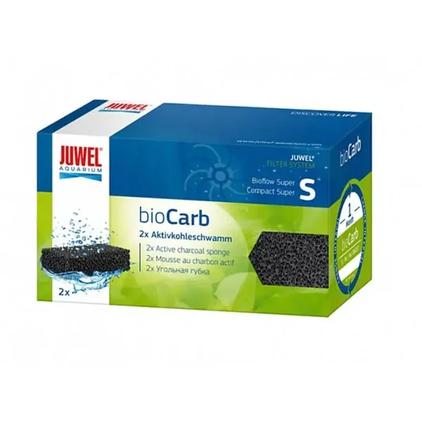Juwel bioCarb actieve kool spons S - 2 stuks