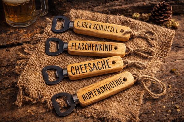 Flaschenöffner mit Wunschtext