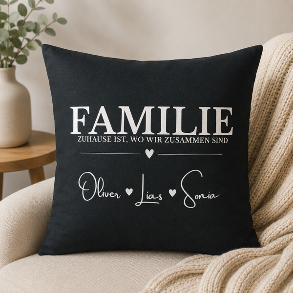Kissen -Familie-