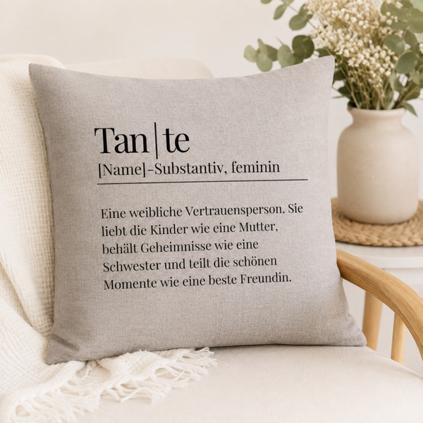Kissen -Tante-
