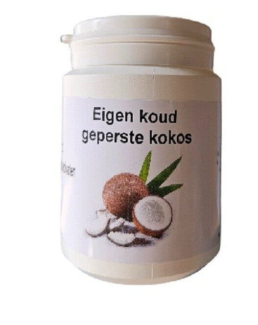 Kokos olie in 120 vegetarische en maag resistente capsules