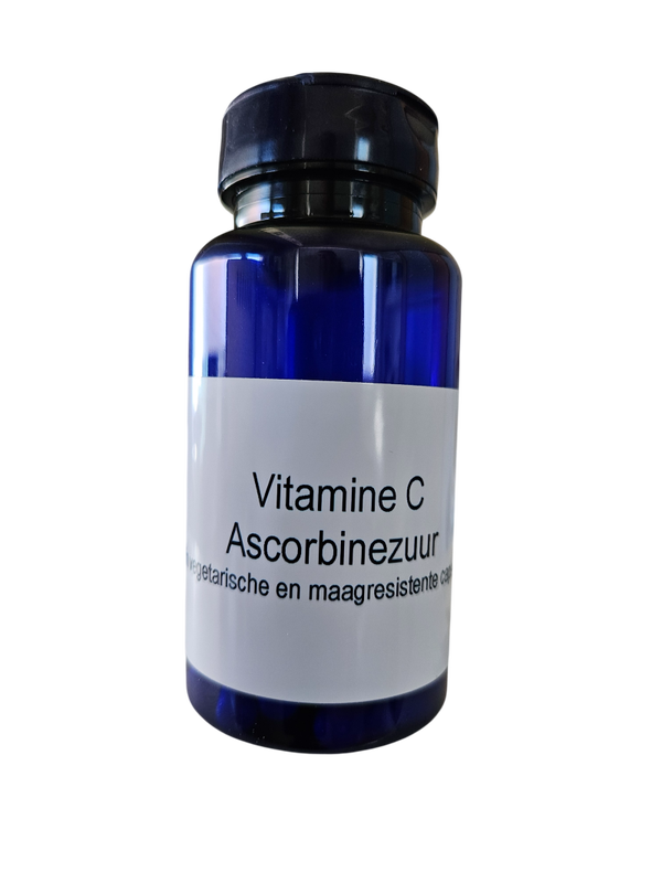 Vitamine C in capsules in vegetarische en maag resistente capsules
