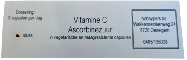 Vitamine C in capsules