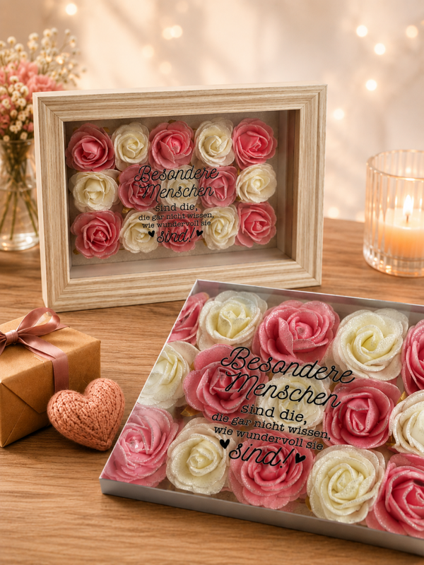 Bilderrahmen „Besondere Menschen“ – Ein Geschenk, das von Herzen kommt 🌹❤️