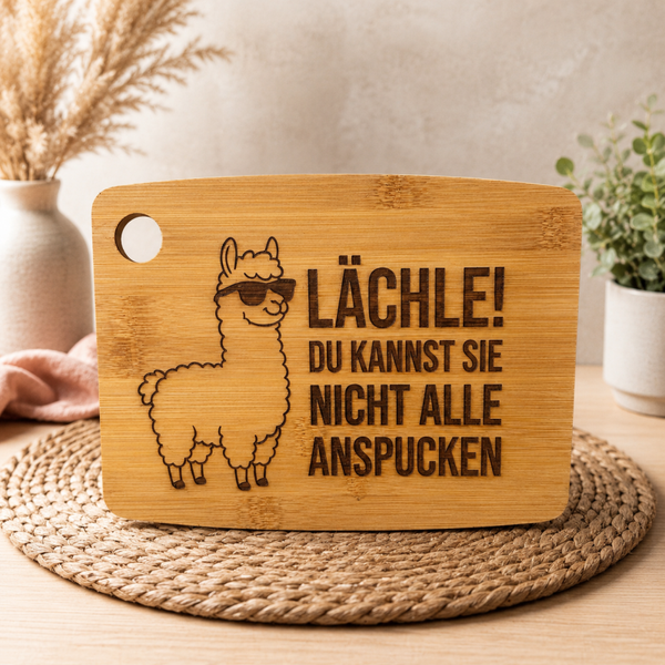 Brettchen " Lächle!! "