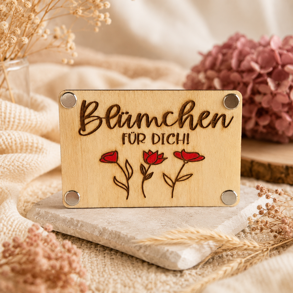 Geld/ Gutscheinkarte " Blümli"