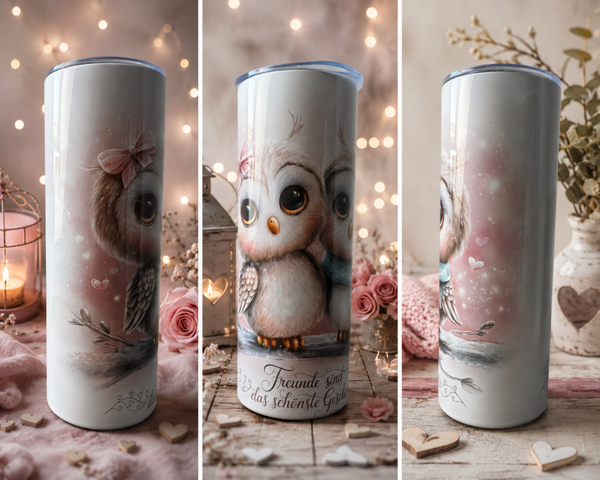 Tumbler " Süsse Eulen "