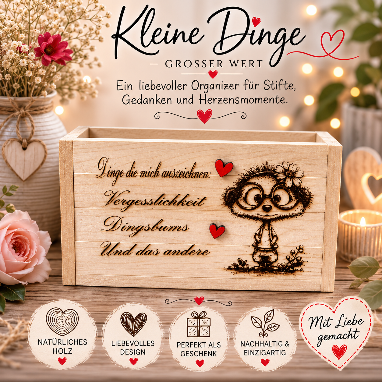 Schreibtisch-Organizer " DINGSBUMS "