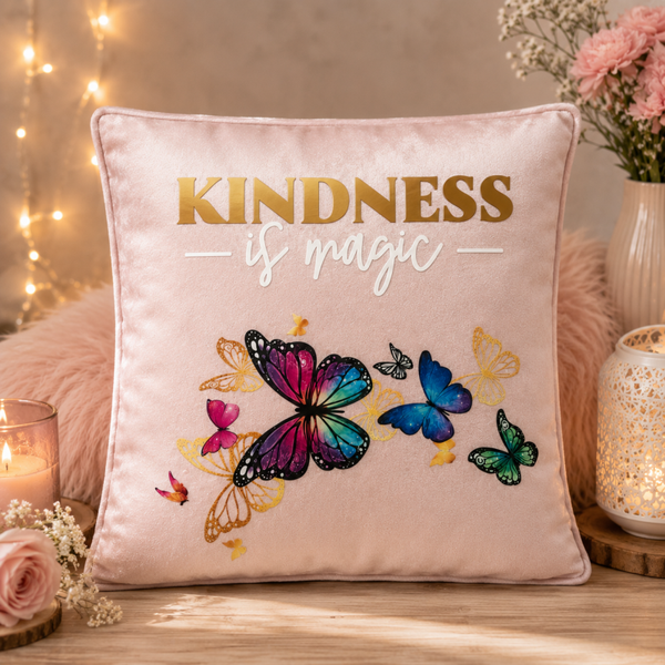 Kissenhülle " Kindness is Magic"