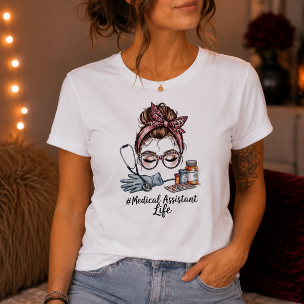 ❤️ Damen T-Shirt „Love“ – Medical Edition – Grösse L