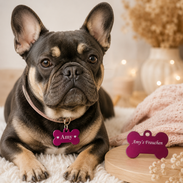 🐾 Personalisierte Hundemarke mit Wunschgravur – Individuell & stilvoll