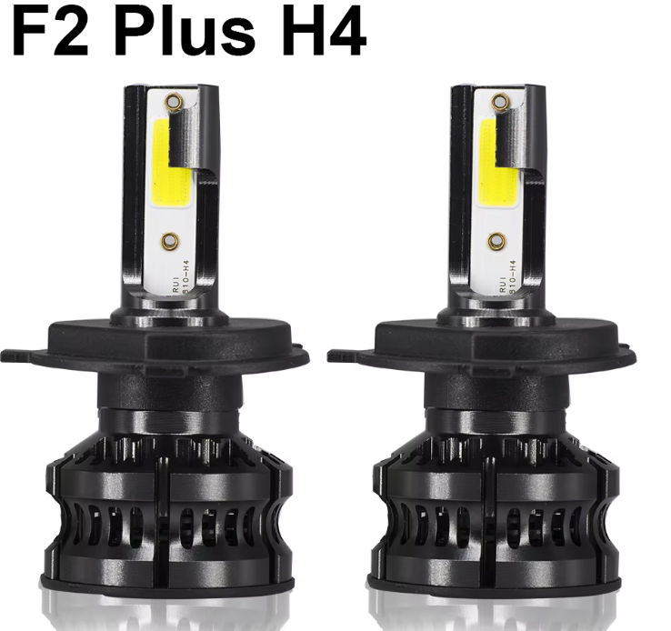 2 x Ampoules F2 PLUS H4 LED HeadLight 80W - 6500K - 14 000 Lumens