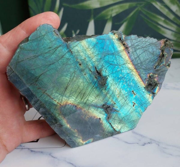 Labradoriet half gepolijst 06