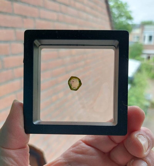 Watermeloen toermalijn schijfje 05