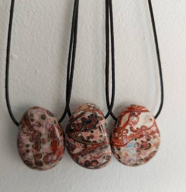 Luipaard jaspis ketting