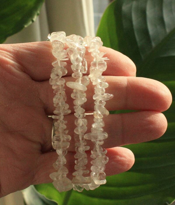 Bergkristal splitarmband