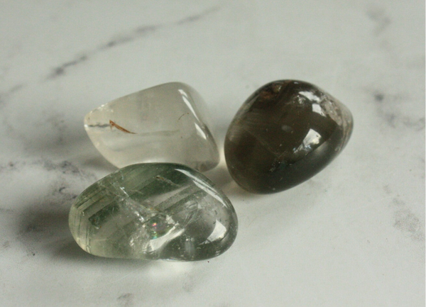 Fantoomkwarts trommelsteen