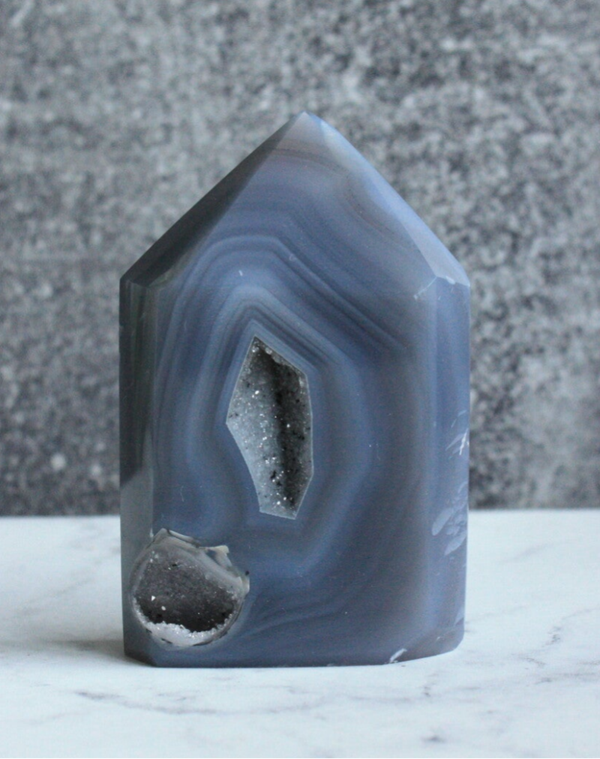 Druzy agaat toren 02