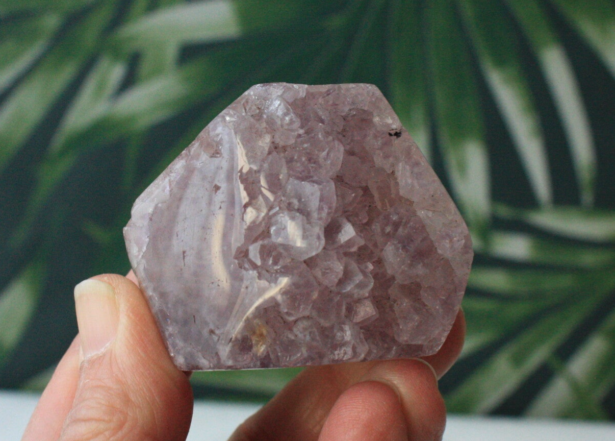 Amethist met roze amethist freeform 01