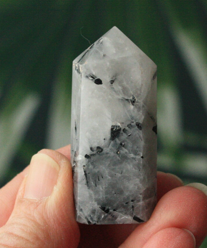 Toermalijn in kwarts toren 07