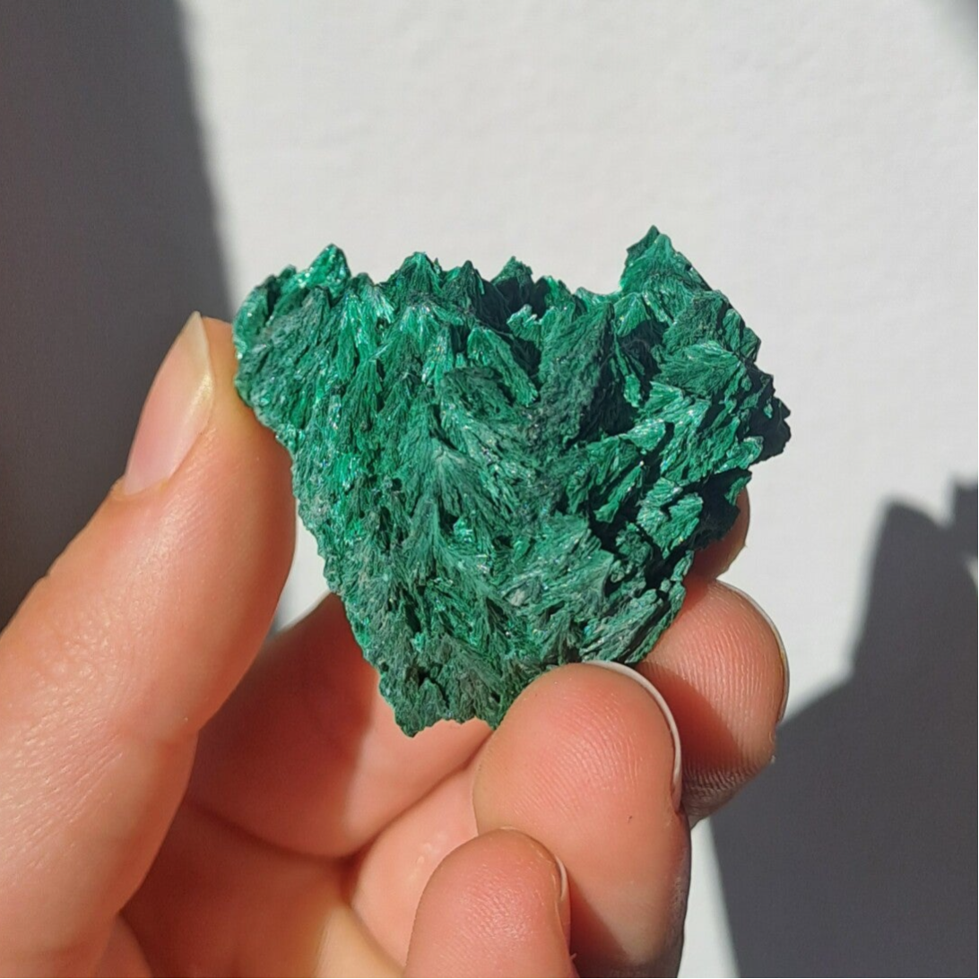 Fluweel malachiet ruw 01