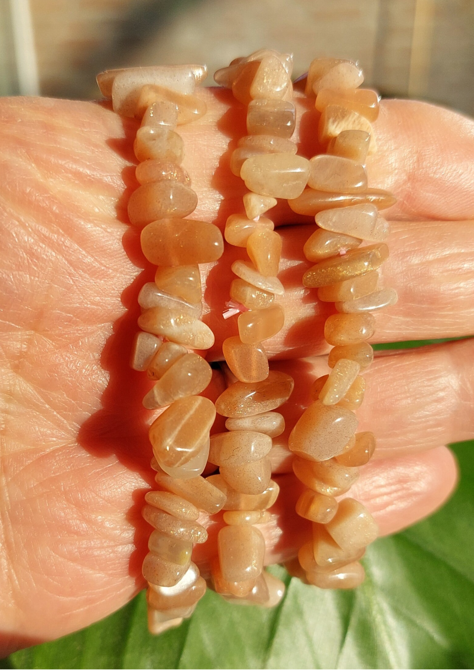 Zonnesteen splitarmbandje