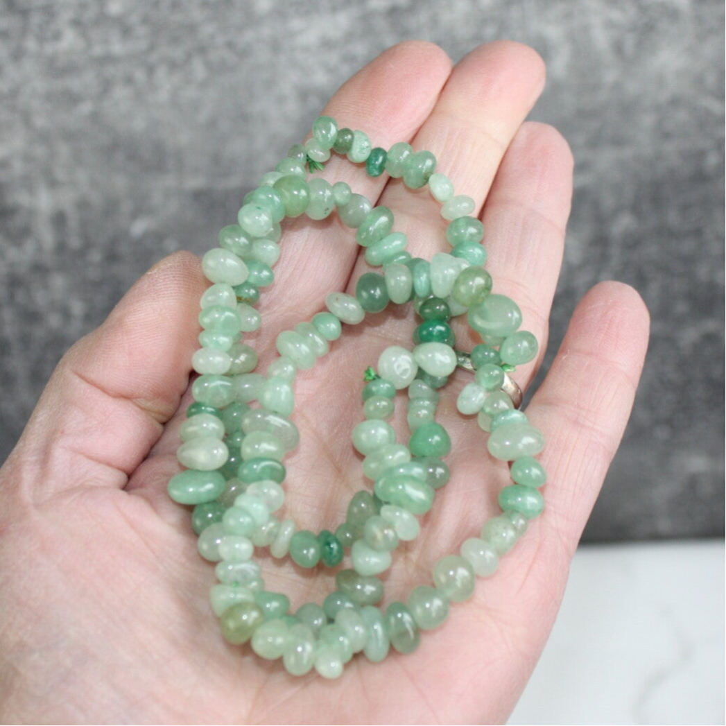 Groene aventurijn splitarmband