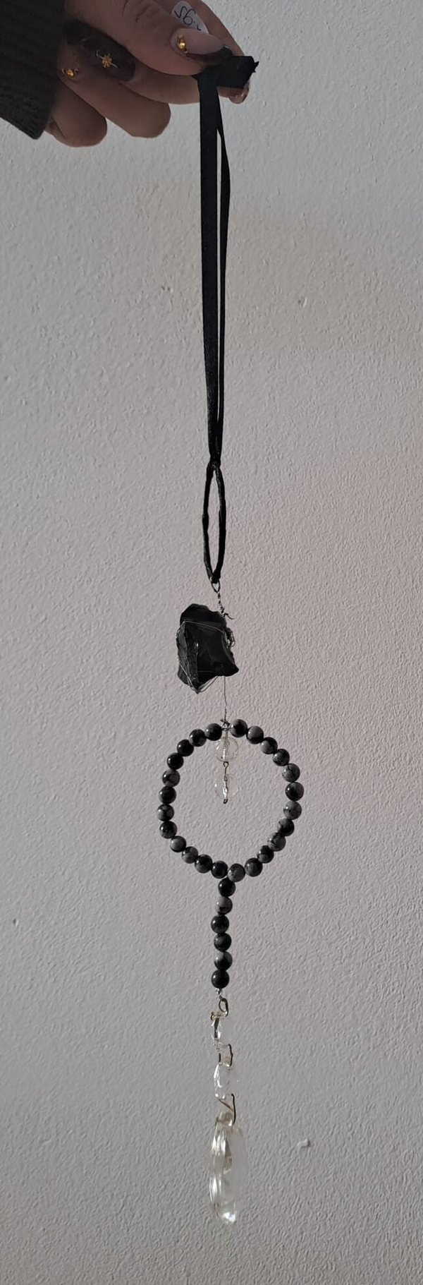 Zwarte obisdiaan suncatcher