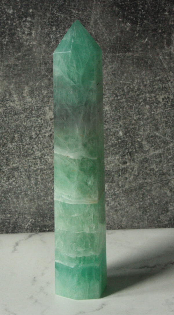 Groene fluoriet toren XL