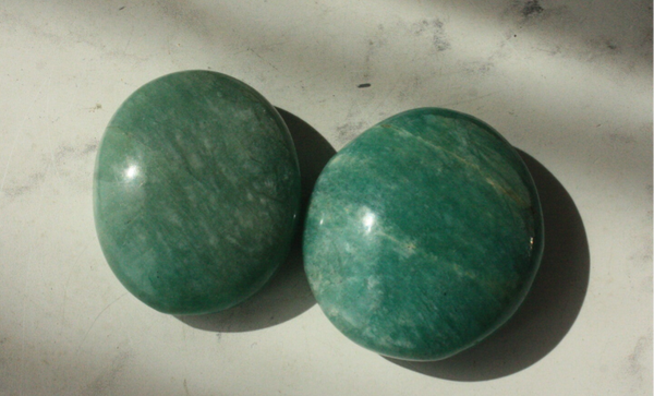 Amazoniet handsteen