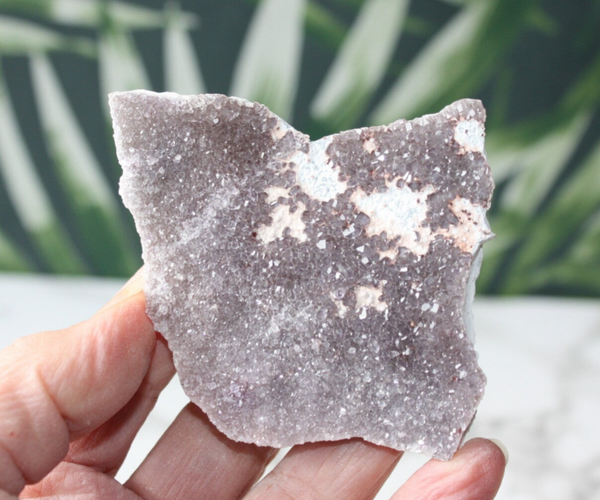 Druzy amethist schijf 04